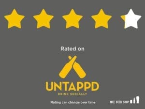 4.1/5 on Untappd