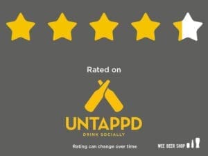 4.2/5 on Untappd